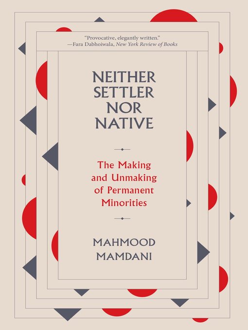 Cover image for Neither Settler nor Native
